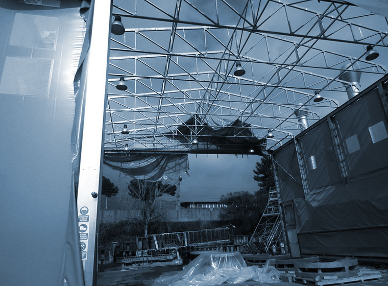Evento atmosferico in attività di logistica