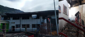 Incendio in attività di abbigliamento