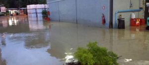 Alluvione in azienda chimica