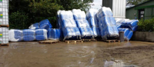 Alluvione in azienda chimica